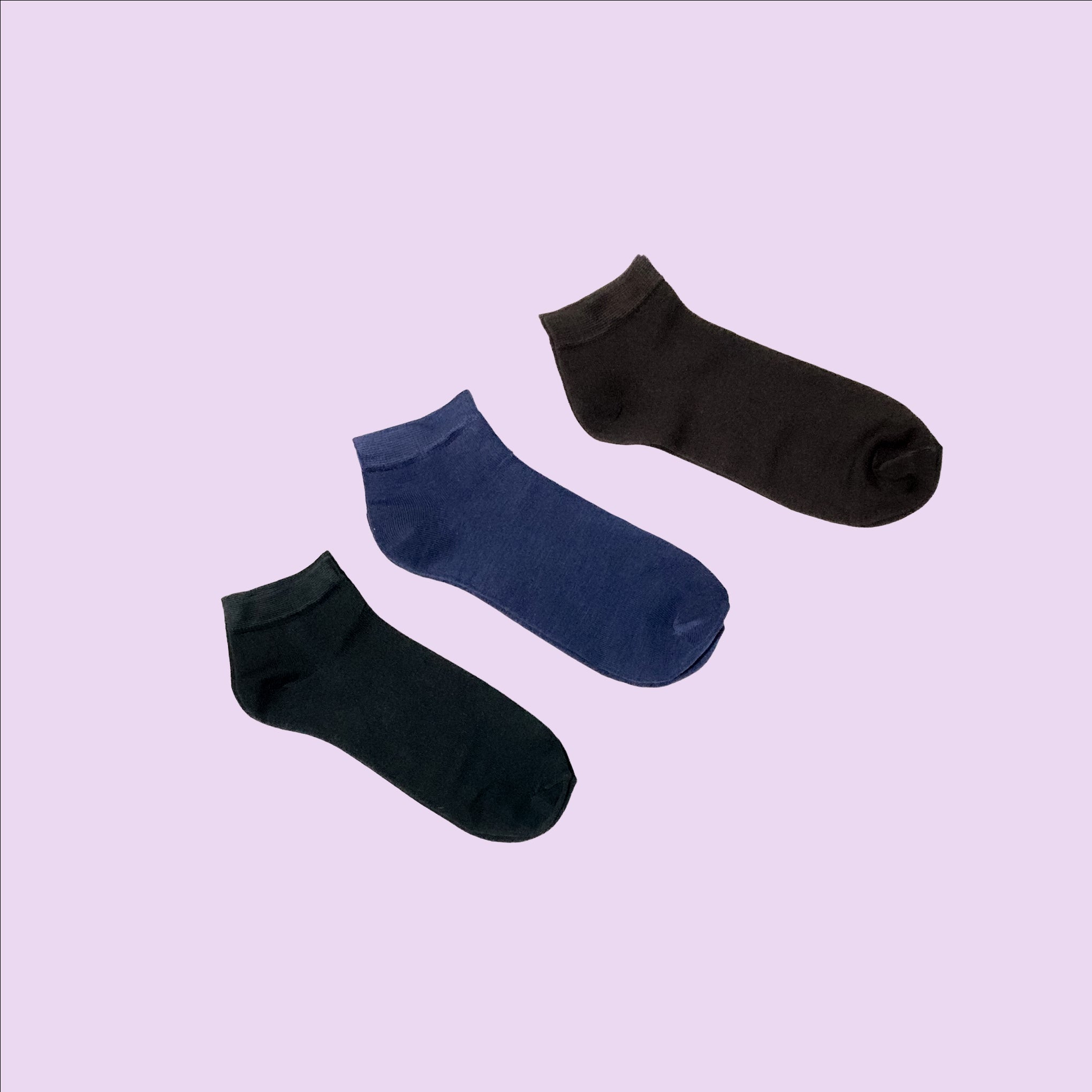 Pack of 3  Men Ankle Socks