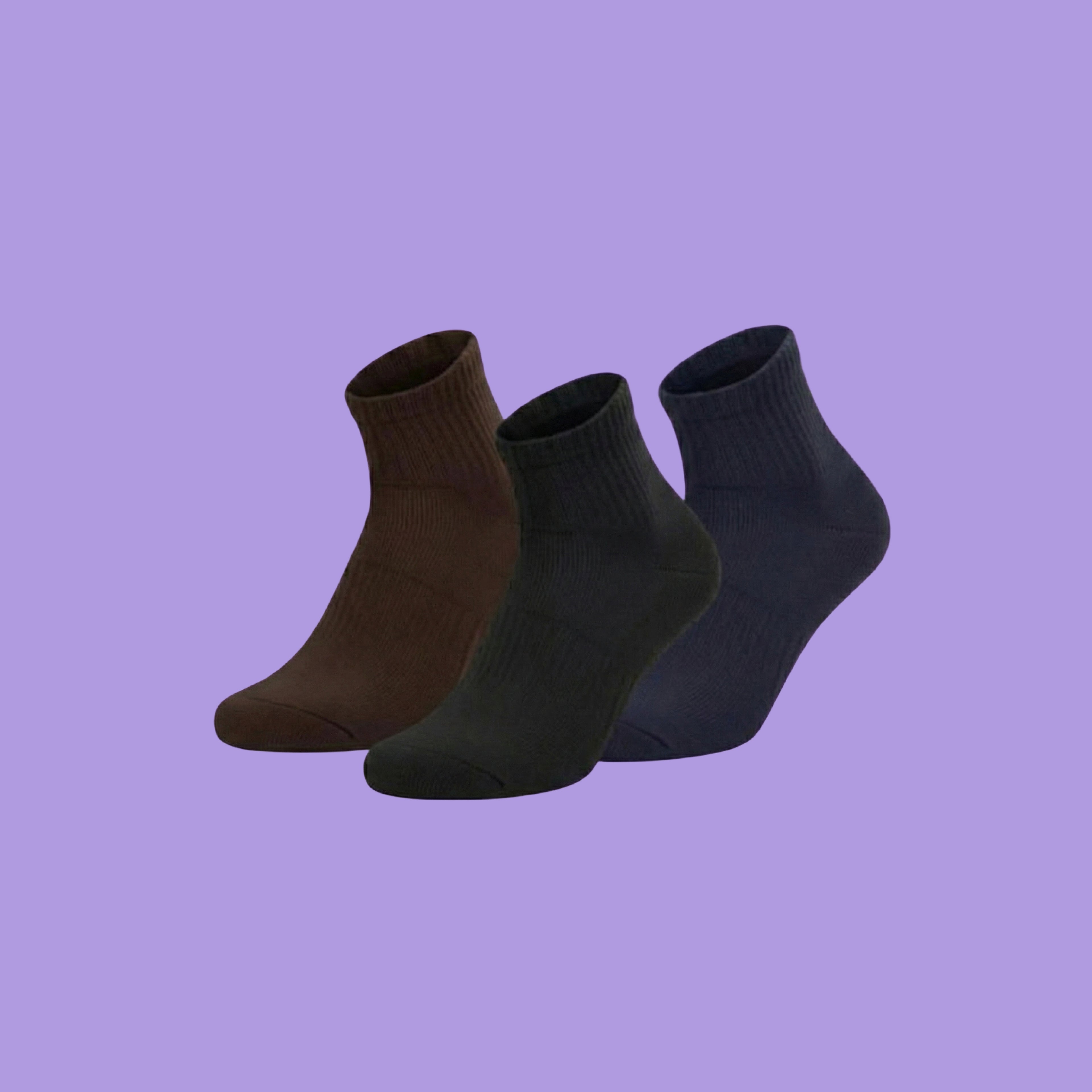 Pack of 3  Men Ankle Socks