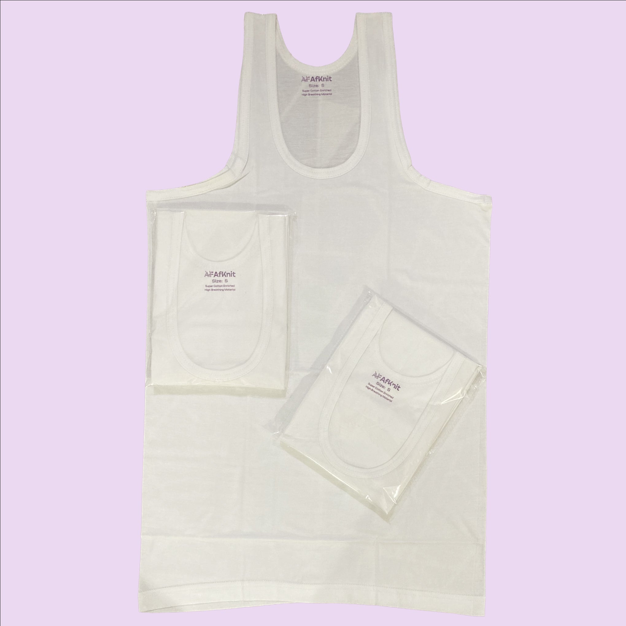 Pack of 3  Sando Men Vest